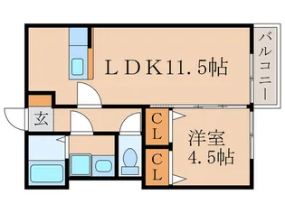 ベル・エキップ【1階】の間取り