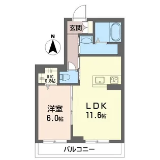 カーサ ローザ【2階】の間取り