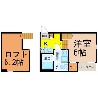 ハーモニーテラス平出町II【1階】の間取り