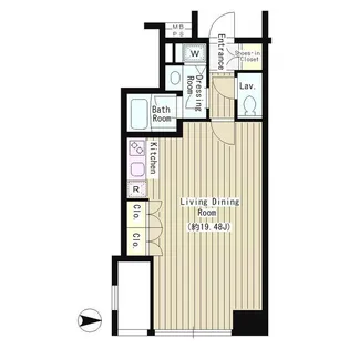 Creare麹町【5階】の間取り
