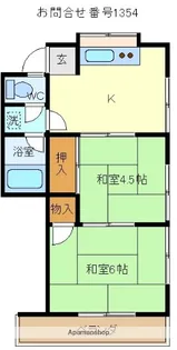 ミキコーポ小手指【2階】の間取り
