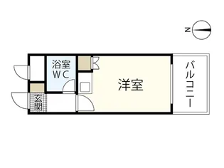 ダイアパレス皆実町【6階】の間取り