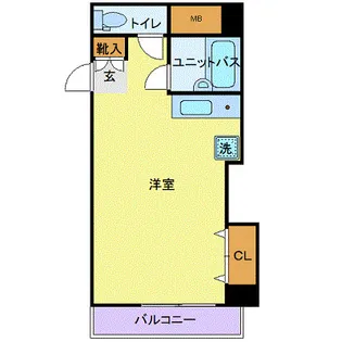 サンクレスト伊勢佐木【5階】の間取り