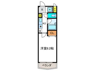 Casa.Dolce【6階】の間取り