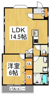 サンコーポ宮戸【1階】の間取り