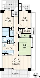 サンヴェール南馬込【2階】の間取り