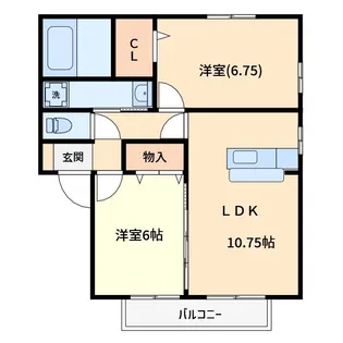 リビングタウン東浦和【1階】の間取り