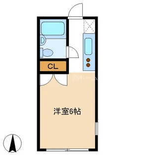 エステートピア園生【2階】の間取り