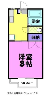 シャンポール【2階】の間取り