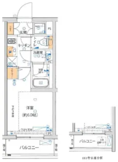 Rising place綾瀬【1階】の間取り