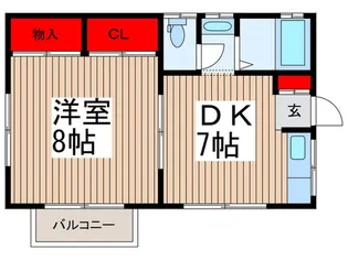 フラワーハイツ M&M【2階】の間取り