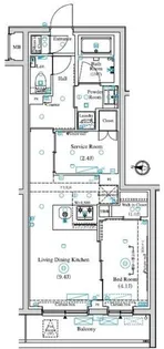 ARKMARK中村橋【4階】の間取り