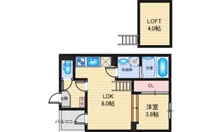 Y&C高畑【1階】の間取り