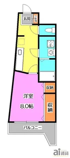 オーシャンふじみ野【2階】の間取り