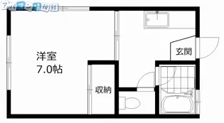 コーポササキ【2階】の間取り
