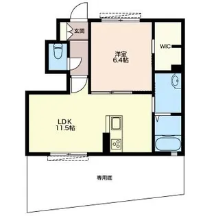 コンフォール【1階】の間取り