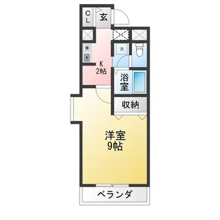 シフォン・ド・ヒロ【3階】の間取り
