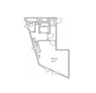 ブルースター四天王寺レジデンス【3階】の間取り