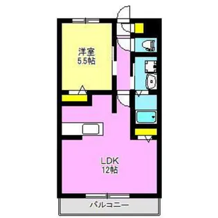 ワンズハウス【1階】の間取り
