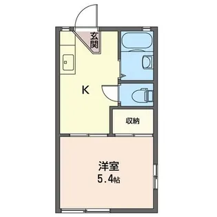 コーポラスストーク【2階】の間取り