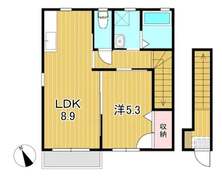 メゾンこまおうII【2階】の間取り