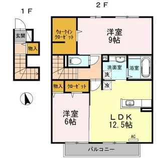 PATIO【2階】の間取り