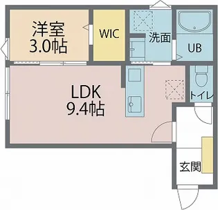 エスペランサA【1階】の間取り