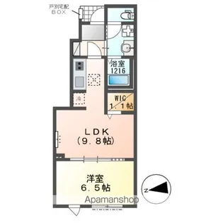 柏市高柳アパート(仮称)【1階】の間取り