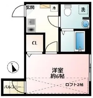 ハイムYUKI【2階】の間取り