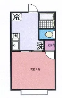 高野パークハイツ【1階】の間取り