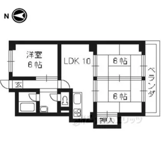 ステーションパレス京都【5階】の間取り