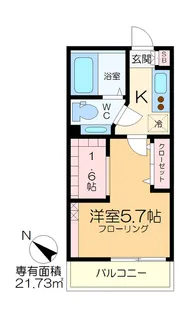 シティグランツII【1階】の間取り
