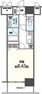 シエル新堀【5階】の間取り