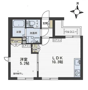 ジュネス浦和元町【2階】の間取り