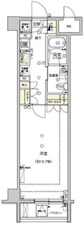 Feeth水天宮前【1階】の間取り
