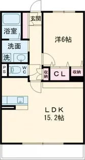 ペーパームーン【1階】の間取り