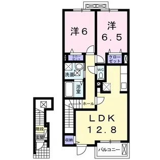 メゾン ド プロバンス A【2階】の間取り