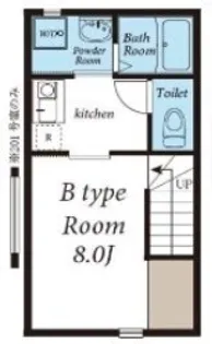 Casa”Camino”二子玉川【2階】の間取り