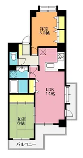 アゼリアシティ上尾弐番館【3階】の間取り