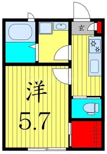 カーサ柴又【1階】の間取り