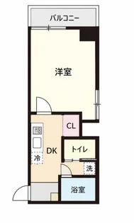 Lafort honkawa(ラフォートホンカワ)【7階】の間取り