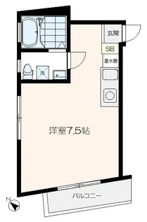 APARTMENT NY【2階】の間取り