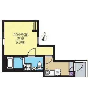 リスタ保土ヶ谷【2階】の間取り