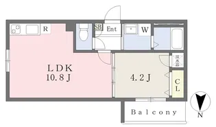 9Roads小路東【2階】の間取り