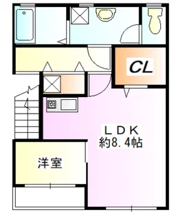 アンバー相生【2階】の間取り