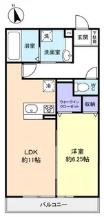 jyuto村上IIA棟【1階】の間取り