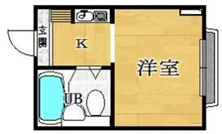 大阪府大阪市東住吉区西今川3【マンション】の間取り