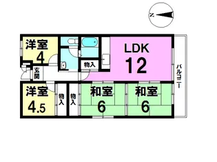 ホレスト【2階】の間取り
