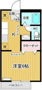 アントラーズ春日B【1階】の間取り