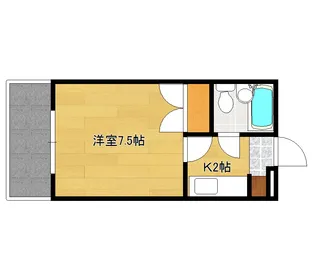 第2コーポ倉本【2階】の間取り